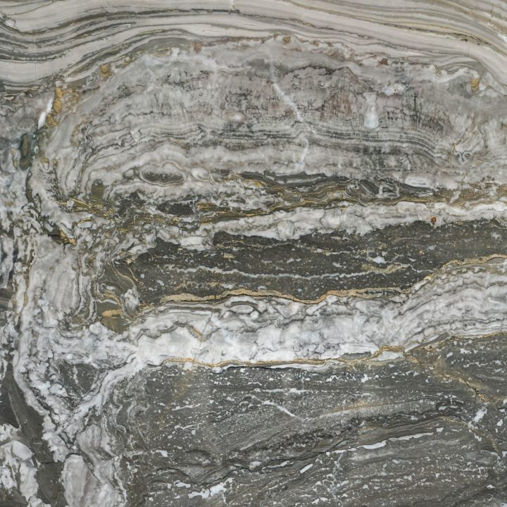 Prestigious marble with a gray base with a sinuous appearance, thanks to its gray, ocher and golden shades. Its particular beauty makes it suitable for any use, such as the creation of furnishing elements.