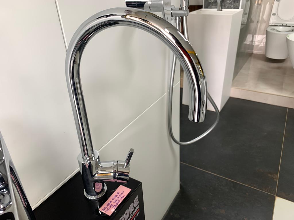 Mitigeur évier Torino, cuisine extractible, flexible cm 50 – Image 2
