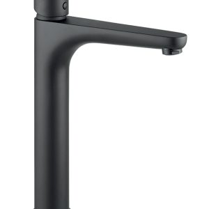 Mitigeur lavabo haut, bec long, vidage clic-clac, flex 70 cm