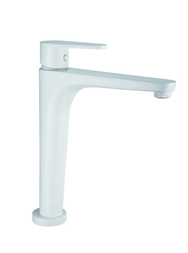 Mitigeur lavabo haut, vidage clic-clac, flexible anti-torsion 70 cm "88CR5514" – Image 4