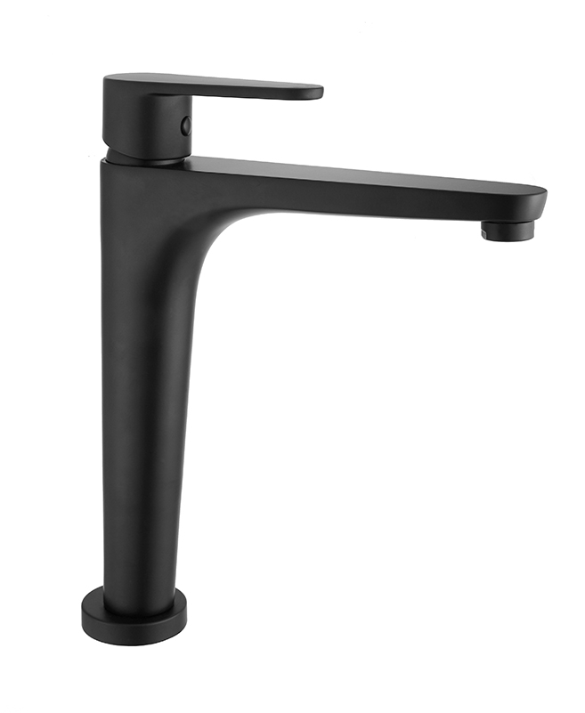 Mitigeur lavabo haut, vidage clic-clac, flexible anti-torsion 70 cm "88CR5514" – Image 3