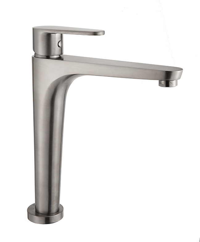 Mitigeur lavabo haut, vidage clic-clac, flexible anti-torsion 70 cm "88CR5514" – Image 2