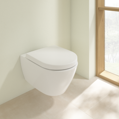 WC suspendu à fond creux, sans rebord "5614R5R1" – Image 4