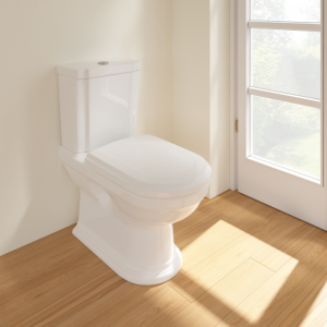 Hommage Cuvette à fond creux pour WC monobloc, sur pied "666210R1"