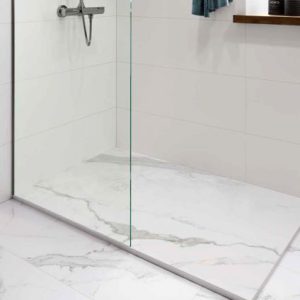 Receveur de douche, effet marbre 90x160