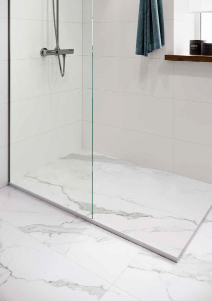 Receveur de douche, effet marbre 90x160