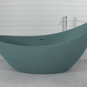 Baignoire ilôt ovale en Pietraluce®