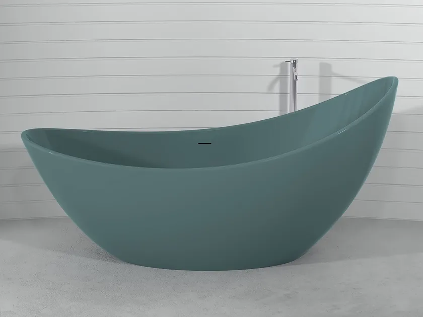 Baignoire ilôt ovale en Pietraluce®